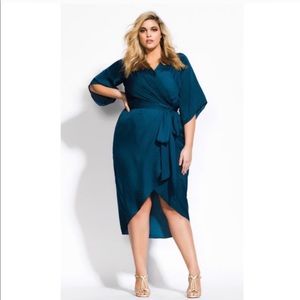 City chic wrap dress